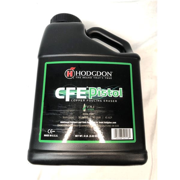 GUN POWDER - Hodgdon 8 Pound Tub - CFE Pistol
