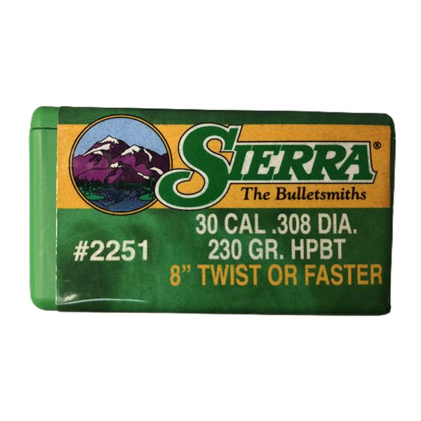 30 Cal BULLETS - Sierra 50 Count NIB
