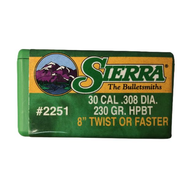 30 Cal BULLETS - Sierra 50 Count NIB