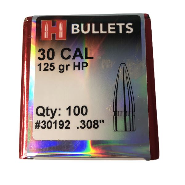 30 Cal BULLETS - Hornady 100 Ct. NIB