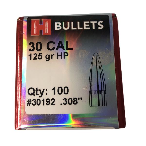 30 Cal BULLETS - Hornady 100 Ct. NIB
