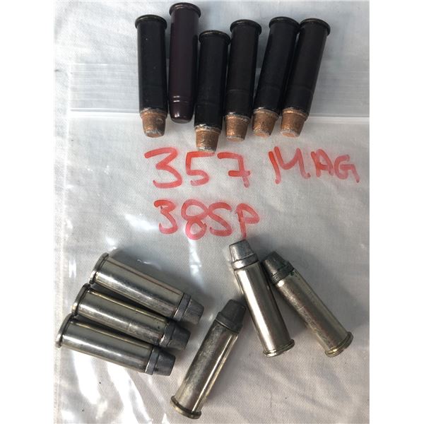357 Mag & 38 SP DUMMY Rounds x11