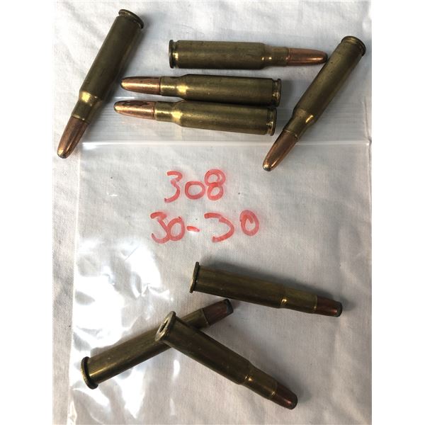 30-30 & 308 DUMMY Rounds x8