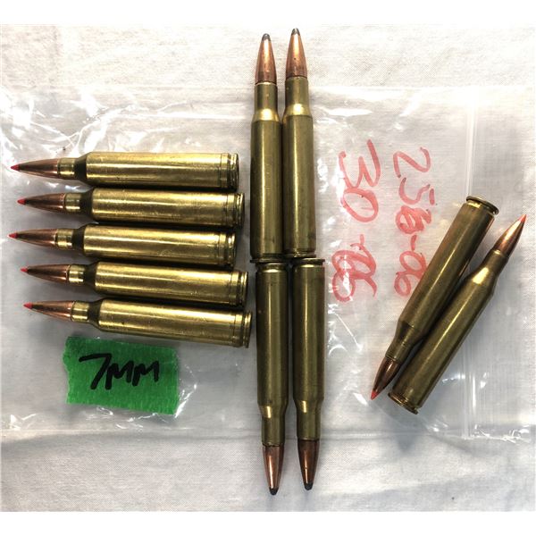 7MM & 30-06 & 25-06 DUMMY Rounds x11