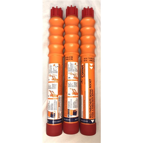 Red Parachute FLARES x3