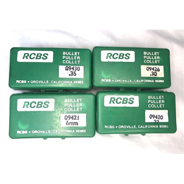 RCBS Bullet Puller Collets x4