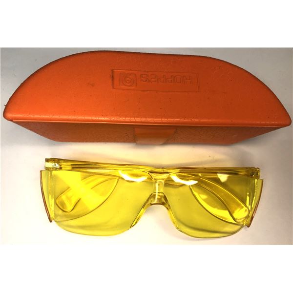 Hoppes VINTAGE Shooter Glasses w/ Case