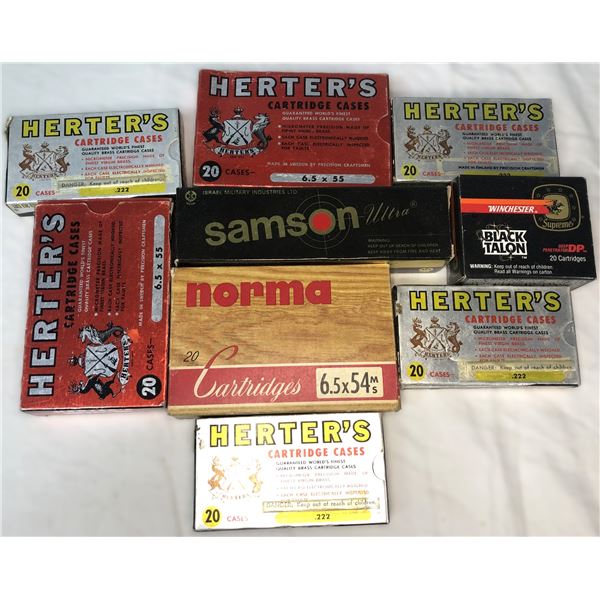 Empty AMMO Box Vintage Lot - Collectible