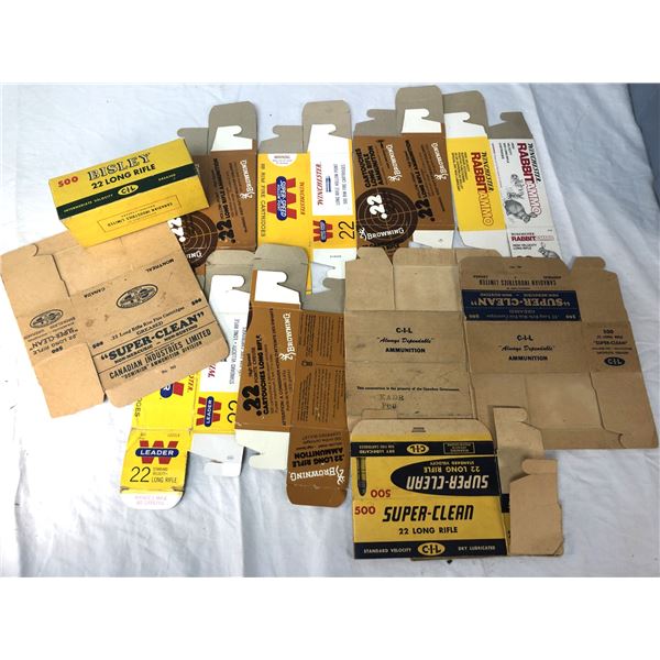 Empty AMMO Box Vintage Lot - Collectible