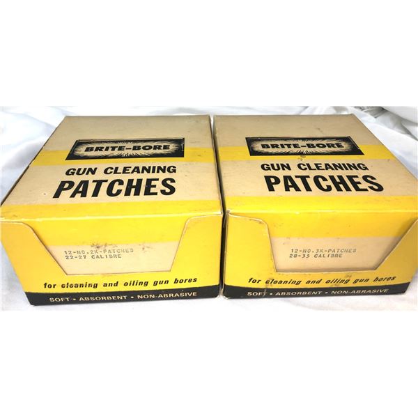 Brite-Bore GUN Cleaning Patches LOT - 2 Cases