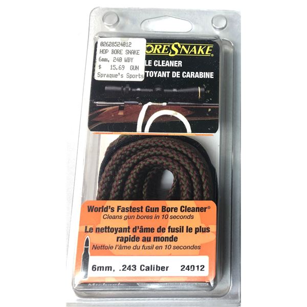 Hoppes 6MM 243 WIN Boresnake NIB
