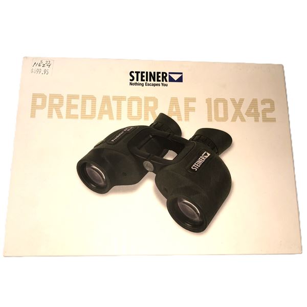 STEINER Predator Auto Focus 10x42 Binoculars - NEW