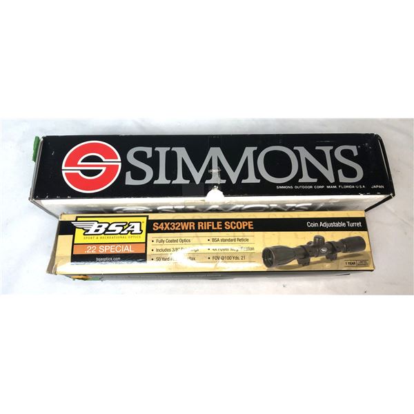 BSA & Simmons Scope LOT