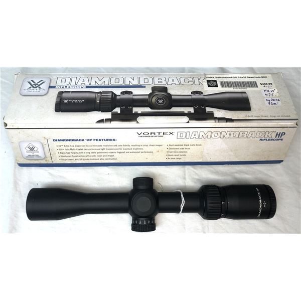 Vortex Diamondback 2-8x32 Scope - Dead Hold BDC