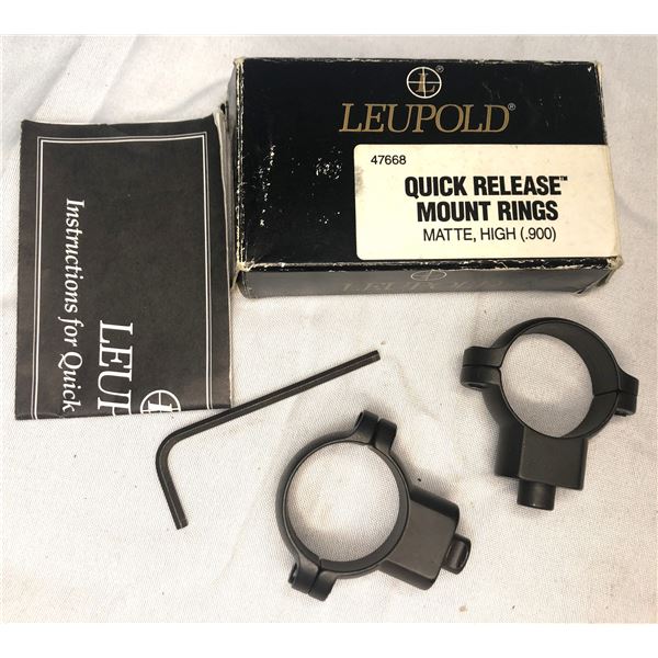 Leupold Quick Release Mount Rings