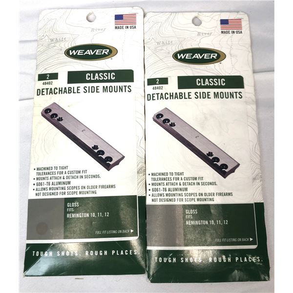 Weaver Detachable Side Mounts x2 NIB