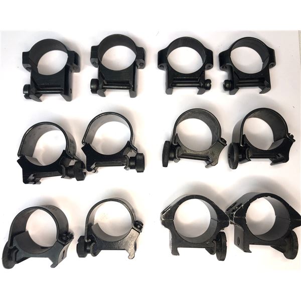 Scope Rings Lot x6 Sets