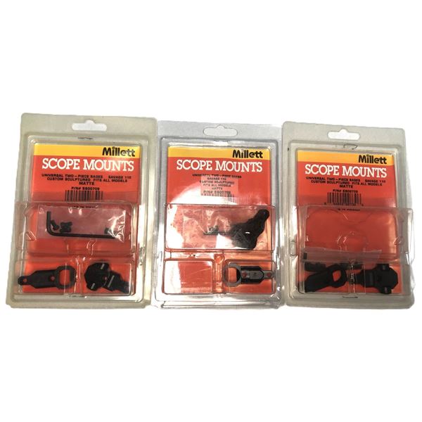 Millett Scope Mounts x3 Packs - Savage 110