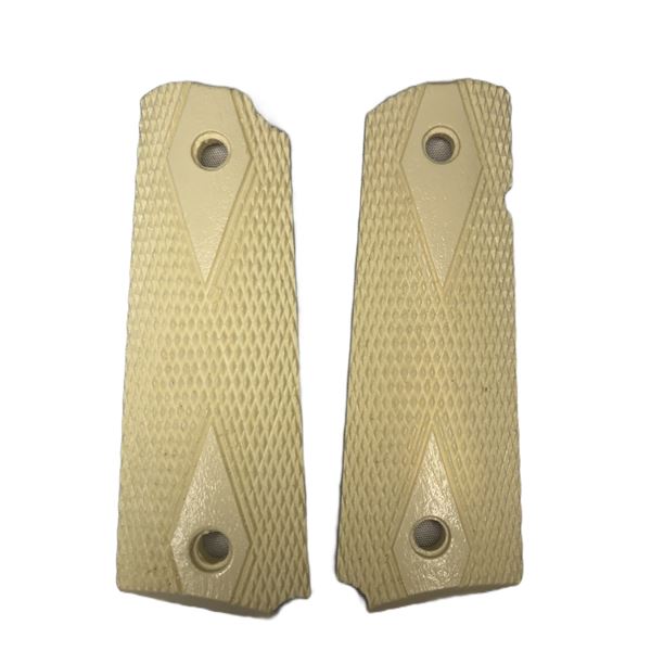 1911 White Plastic Grips