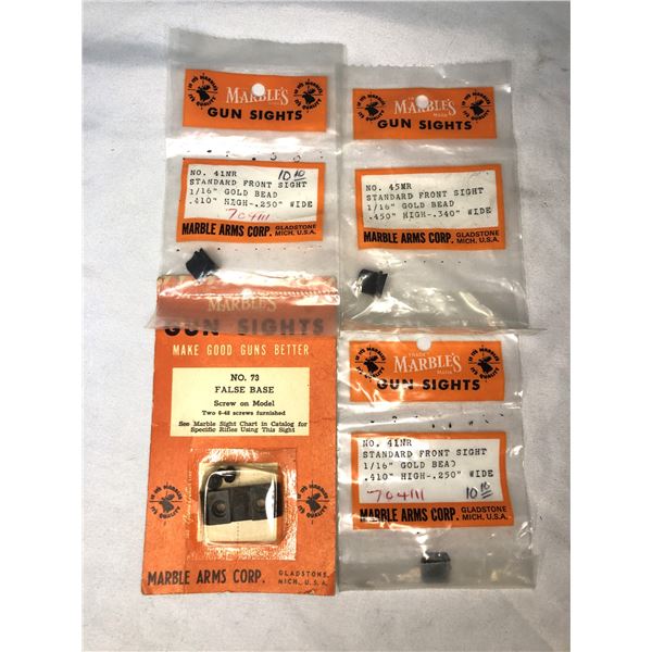 MARBLES Sight & Base LOT