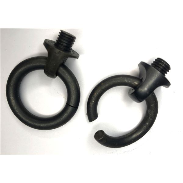 Winchester Saddle Rings x2 w/ Studs