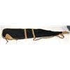 Image 1 : Leather Gun Bag - Black and Tan 46 Inches