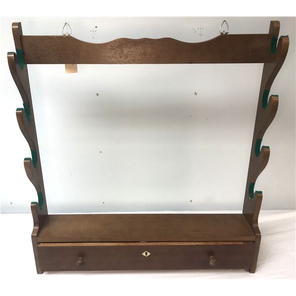 Four Rifle Wood Rack