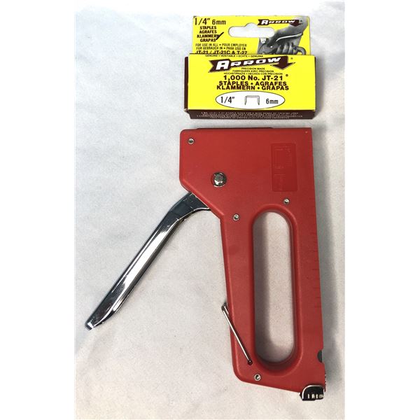Stapler For Targets w/ Pack Of Staplers