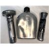 Image 1 : Vintage Metal Flashlights & Canteen