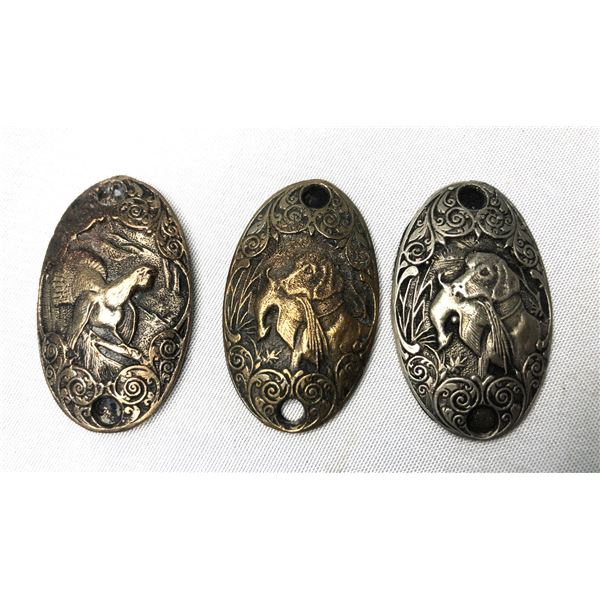 Winchester Firearm Emblems / Medallions x3