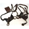 Image 1 : Vintage Leather Slings, GAITERS & Pouch