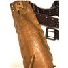 Image 4 : Vintage Tooled Letaher COWBOY Holster w/ Belt