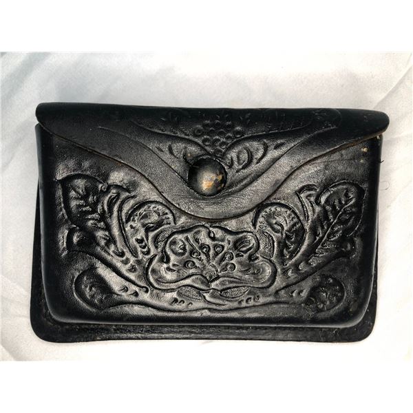 Tooled Leather Ammo Pouch