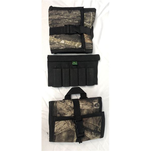 Lot of 3 Ammo Pouches & Holders