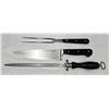 Image 1 : Wusthof 3 Piece Carving Knife Set - Made in Germany - Premium Chefs Tools.