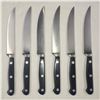 Image 1 : Wusthof 6 Piece Steak Knife Set - Made in Germany - Premium Chefs Tools.