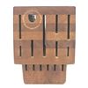 Image 1 : Wood Knife Block - 15 Slot Laminated Cedar Wood by RWP