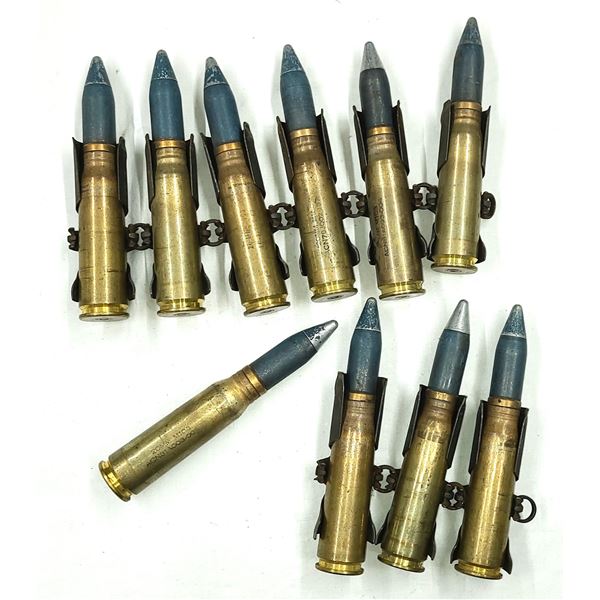 20 MM Cannon Dummy Rounds on Link - 10 rds
