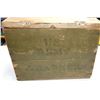 Image 2 : WWII Wooden .50 cal Linked Ammo US Military Crate- Original lettering