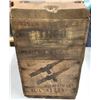 Image 4 : WWII Wooden .50 cal Linked Ammo US Military Crate- Original lettering