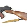 Image 2 : Thompson 1928 Machine Gun Reproduction Wood & Steel WW2 Replica