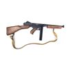 Image 7 : Thompson 1928 Machine Gun Reproduction Wood & Steel WW2 Replica