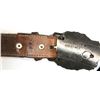 Image 3 : Tooled Leather Belt w/ Metal RAM Buckle