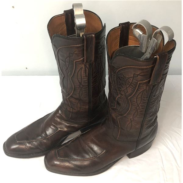 Luschese COWBOY Boots - 10E w/ Riding Boot Trees