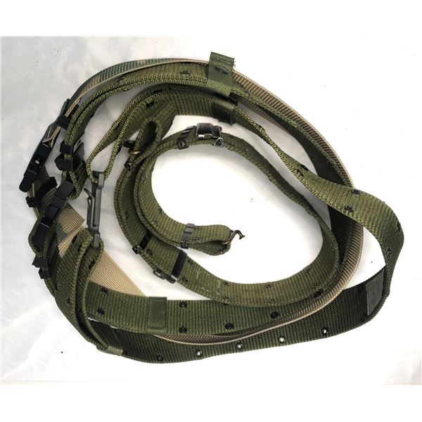 Military Style Belts LOT x4