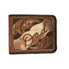 Image 1 : Tooled Leather DAD Wallet