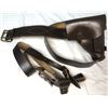 Image 1 : Russian Leather Holster & Belt - 34 Inches