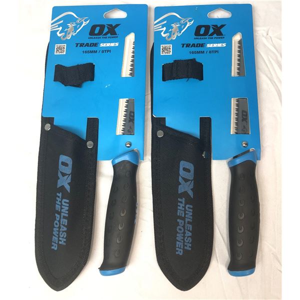 OX Sawblade Knife w/ Sheath - NEW