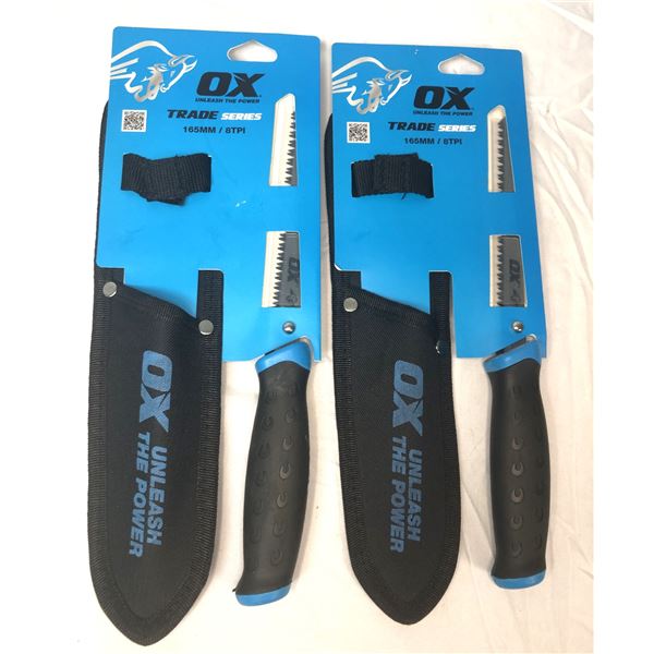 OX Sawblade Knife w/ Sheath - NEW