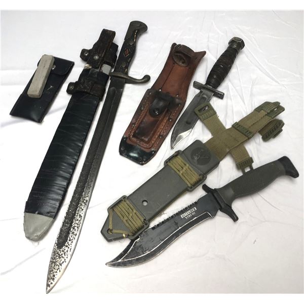 Combat Knife & Bayonet LOT x3